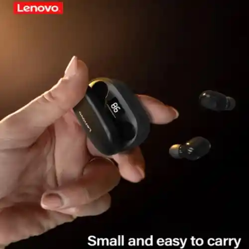 Audífonos Bluetooth Lenovo Originales Xt91 Auricular Recargable 4hrs Manos Libres Originales Para Hablar Gamer Con Microfonos 5 Horas Con Caja De Carga (negros)