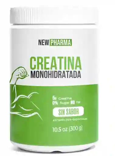 New Pharma - Creatina Monohidratada Pura 300g - Sin Sabor