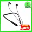 Audífonos Bluetooth Auriculares Manos Libres Recargables Usb Gamer 7 Hrs Collar Semirigido Magneticos (negros)