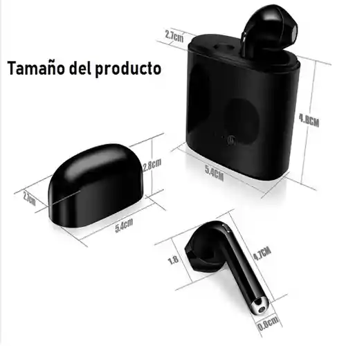 Audífonos Bluetooth Auriculares Inpods Recargables Manos Libres Gamer 3 Hrs Caja De 4 Cargas Extras (blancos)