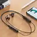 Audífonos Bluetooth Auriculares Inalambricos Recargables 7hrs Dd9 Con Microfono Manos Libres Para Hablar Magneticos Dd9 Semigancho (negros)