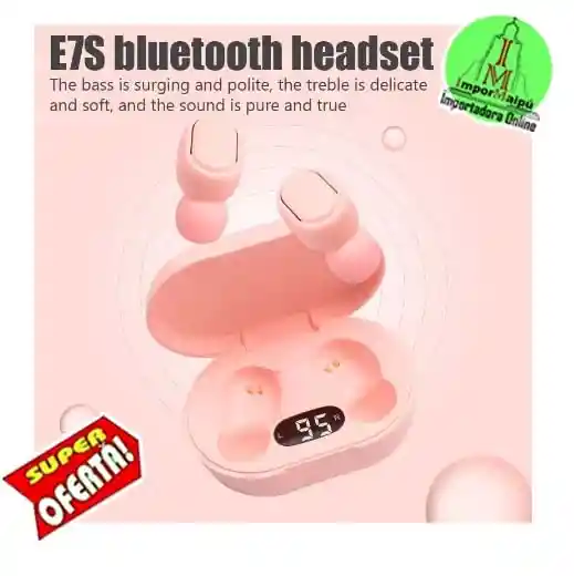 Audífonos Bluetooth Auricular Recargable 4hrs Caja De Carga Gorgeous Manos Libres Originales Para Hablar Gamer Con Microfonos