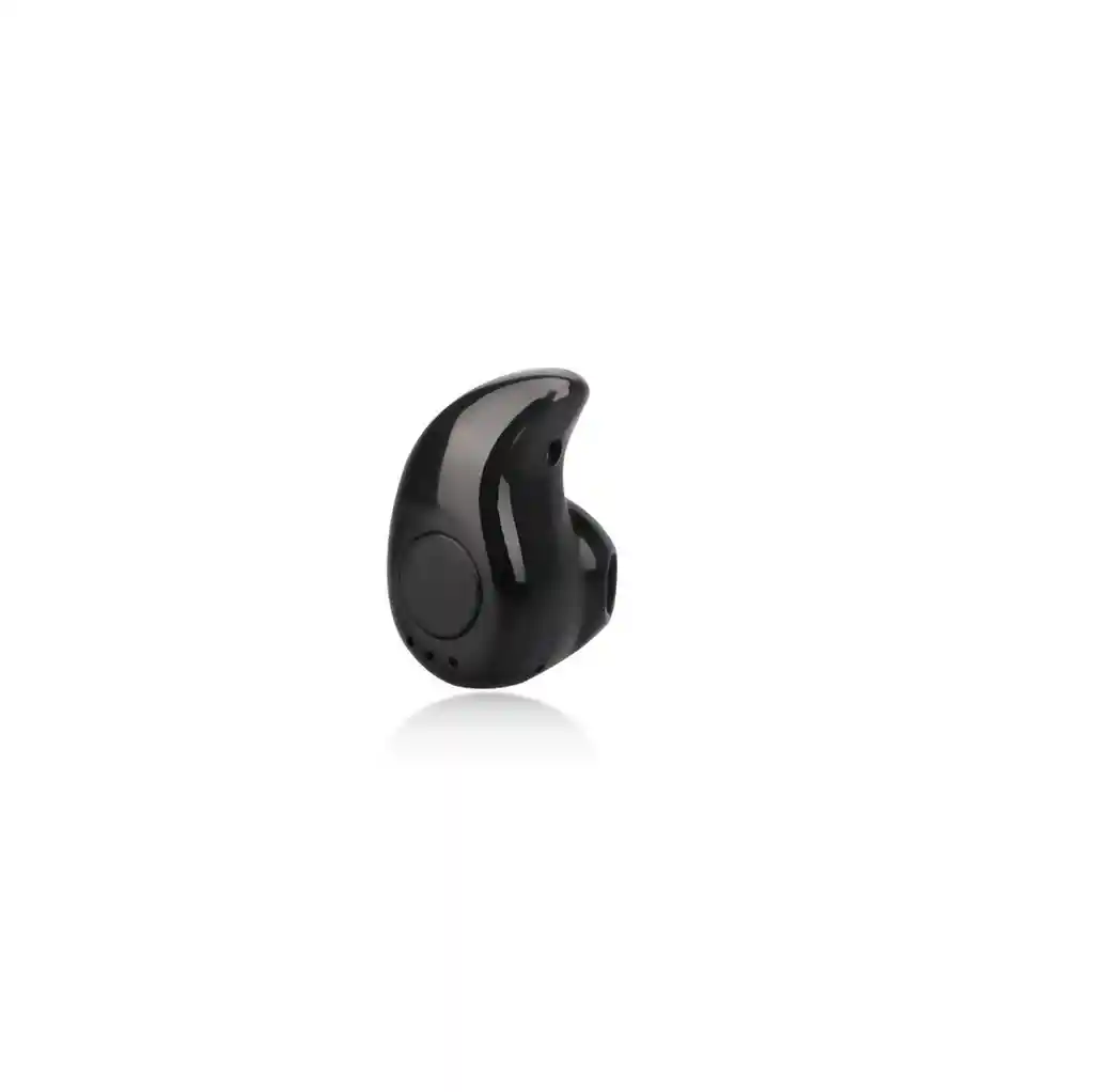 Audífono (1) Bluetooth Recargable 2hrs Auricular Inalámbrico Con Micrófono Y Manos Libres (muela) Negro