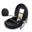 Estuche Para Audífonos Grandes On Ear Case Bolso Auriculares Ecocuero Rigido Duro Resistente Cuadrado Grande