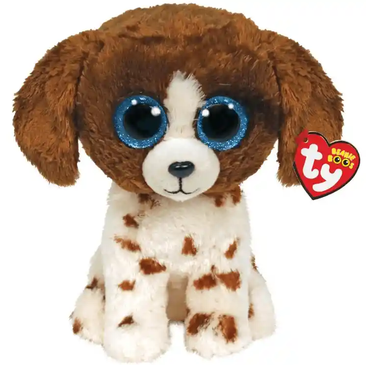 Ty Peluche Beanie Boos Muddles Perro Mediano 36487