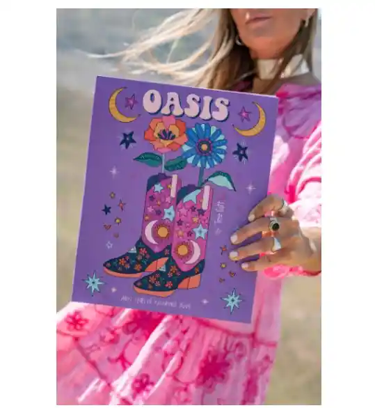 Tere Gott Libro Oasis Anti Stress Coloring Book