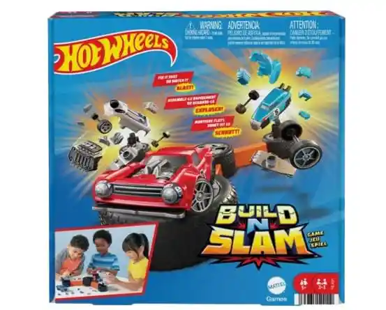 Mattel Games Hot Wheels Build N Slam (juego Construir Y Golpear)