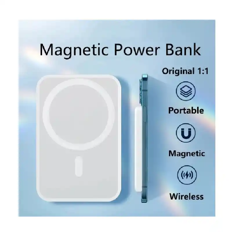 Cargador De Celular Inalambrico Magnetico Magsafe Carga Rapida 2a 20w Smartphone Android Para Iphone