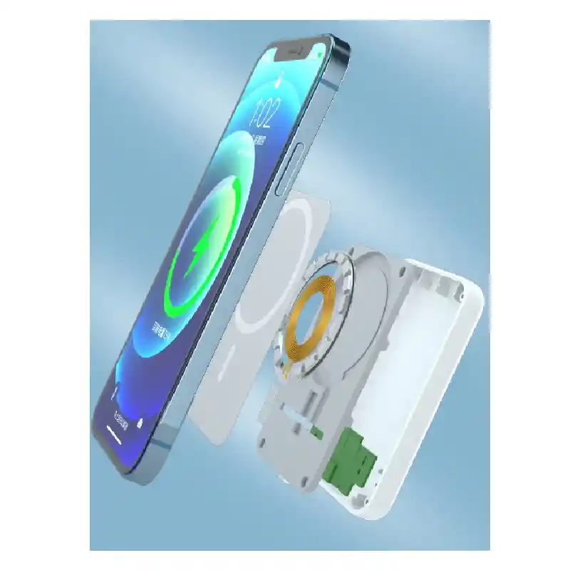 Cargador De Celular Inalambrico Magnetico Magsafe Carga Rapida 2a 20w Smartphone Android Para Iphone
