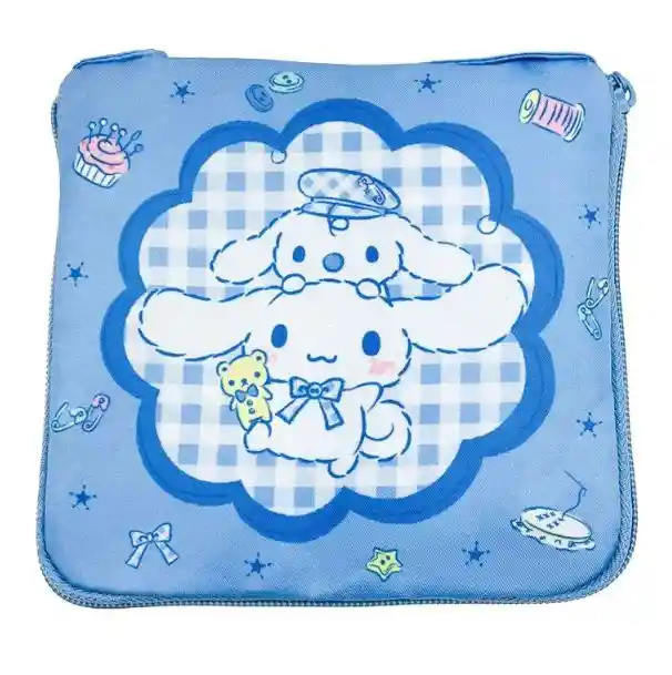 Bolsa De Mano Reutilizable Cinnamoroll (serie Gingham Paperboy)