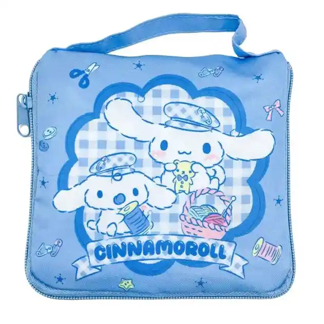 Bolsa De Mano Reutilizable Cinnamoroll (serie Gingham Paperboy)