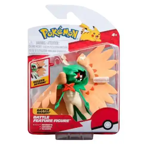 Jazwares Pokemon Figura 11cm Decidueye Deluxe Action!