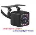 Camara Retroceso Trasera Para Auto 12 Led Vision Nocturna Coche Full Hd Se Conecta A Radio Android Para Ver En Pantalla 103 Cuadrada