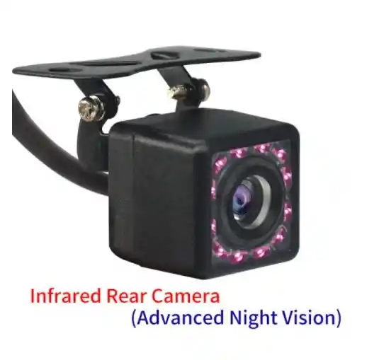 Camara Retroceso Trasera Para Auto 12 Led Vision Nocturna Coche Full Hd Se Conecta A Radio Android Para Ver En Pantalla 103 Cuadrada