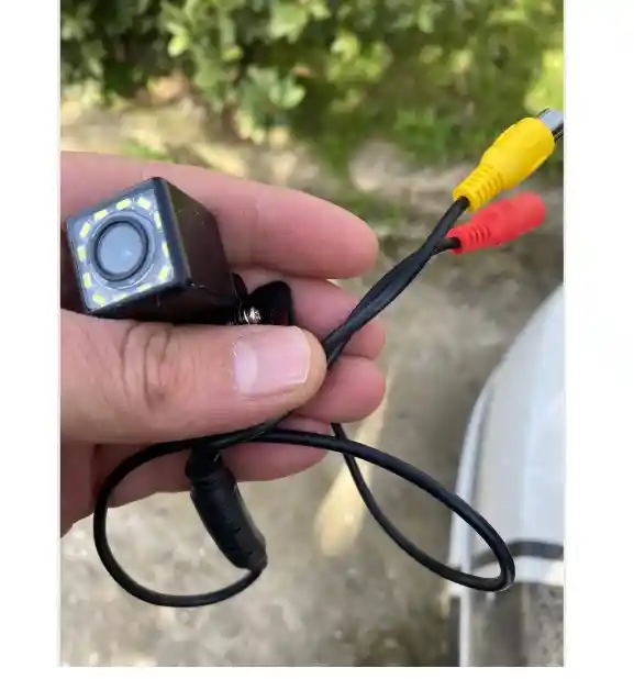 Camara Retroceso Trasera Para Auto 12 Led Vision Nocturna Coche Full Hd Se Conecta A Radio Android Para Ver En Pantalla 103 Cuadrada