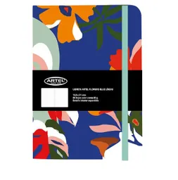 Libreta Artel Flowers Blue Linea 88h