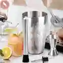 Set De Coctelería 11 Piezas Deluxe Gris