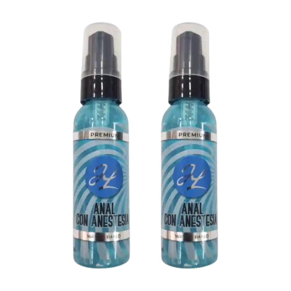 Pack 2 Lubricantes Anal Dilatador Con Anestesia