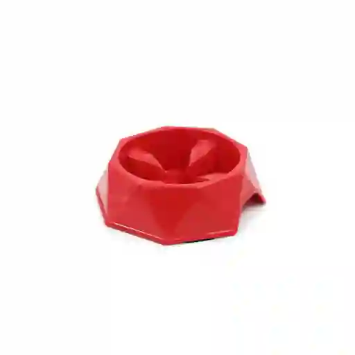 Hey! Plato De Alimentación Lenta Rojo