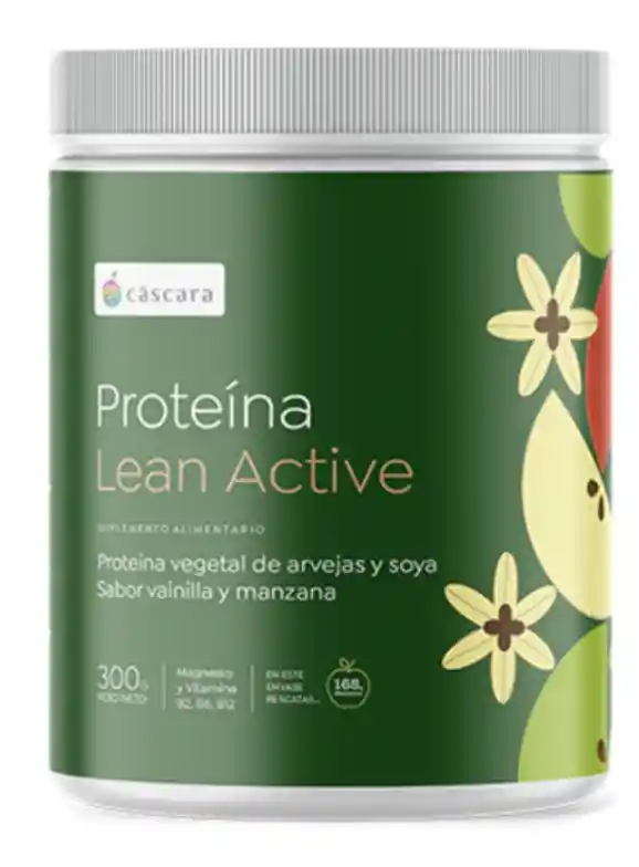 Proteina Lean Active Vainilla Manzana 300g Cascara Foods