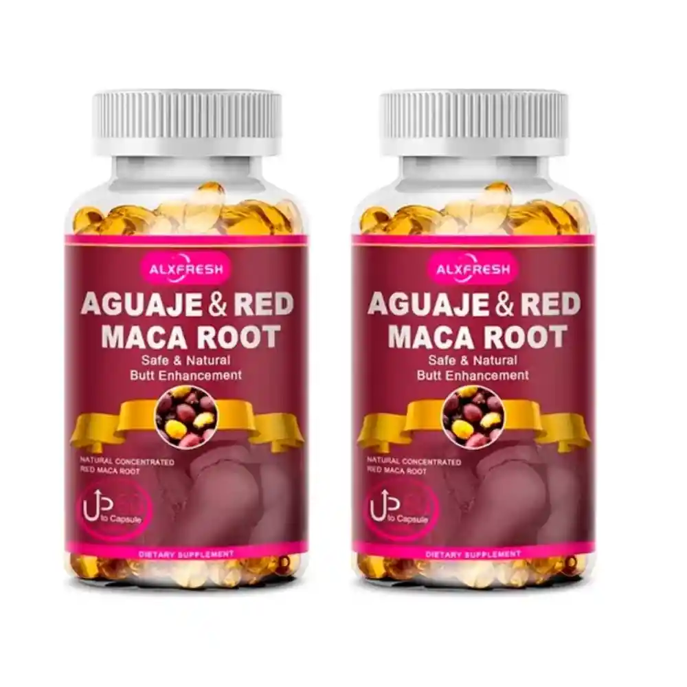 2 Alfresh Aguaje Maca Aumento De Gluteos Caderas Menopausia