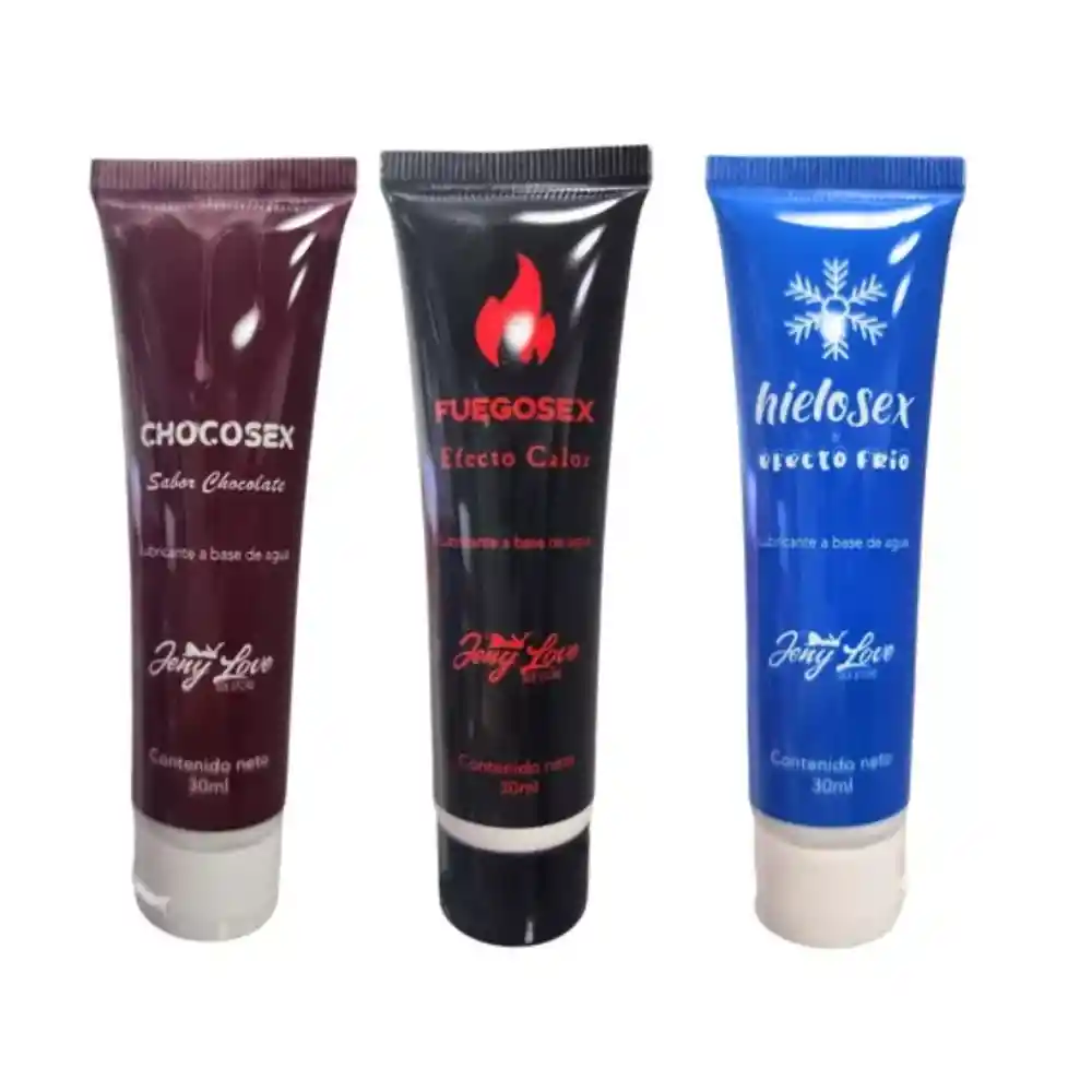 Pack Lubricante Anal Dilatador, Efecto Frio, Efecto Calor