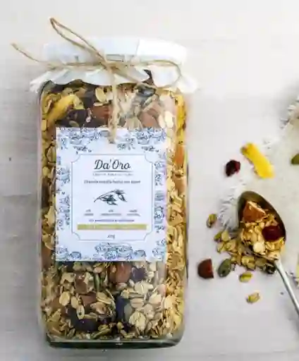 Granola Detox Piña Cranberry Da Oro 475 Gr