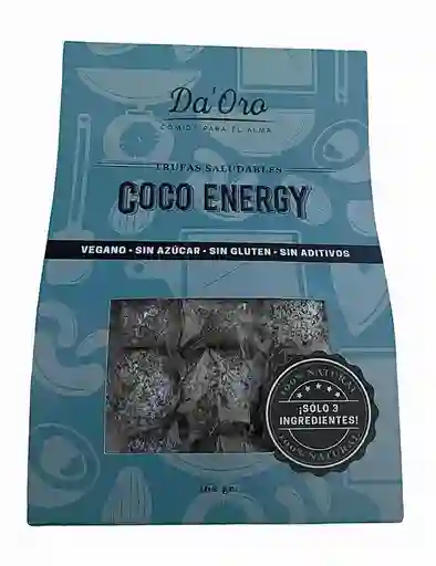 Trufas Coco Energy Da'oro (vegano, Sin Azúcar, Sin Gluten) - Da Oro 162g