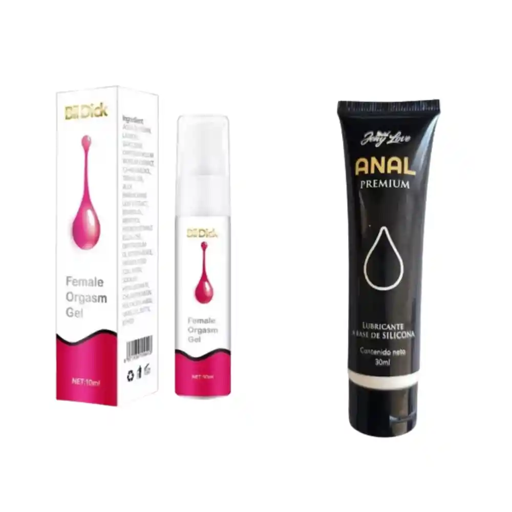 Orgasm Gel Excitante Potenciador Femenino + Lubricante Anal