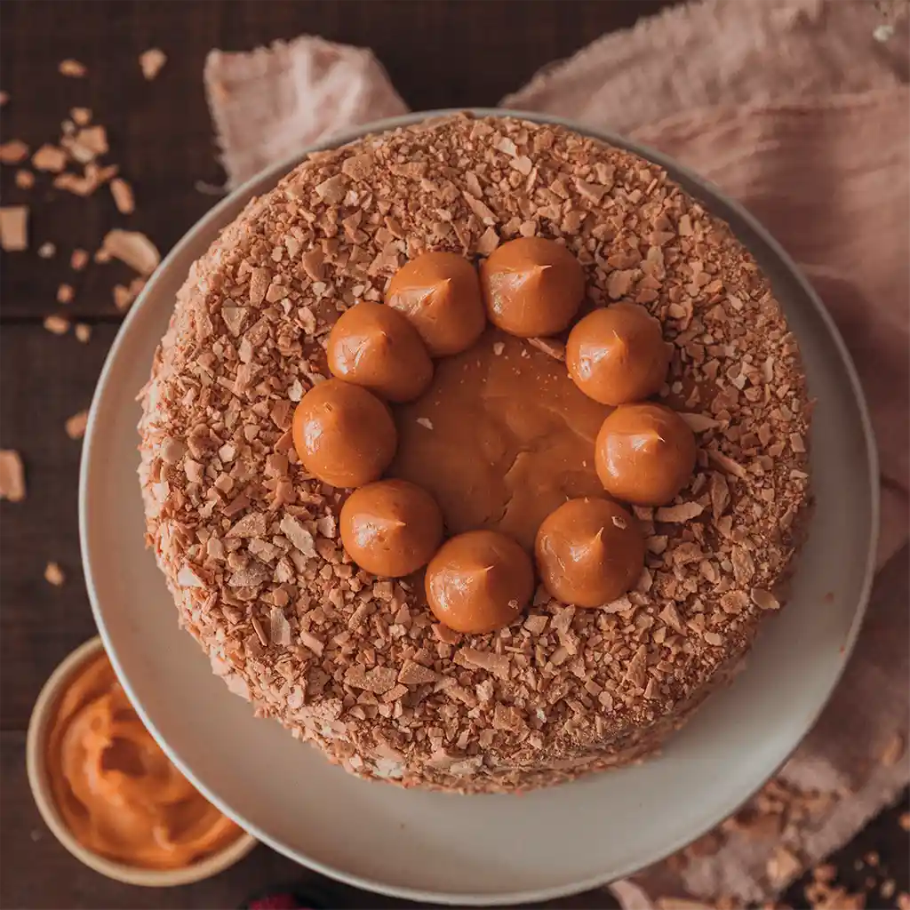 Torta Mil Hojas Caluga Amor 8 A 10 Pp