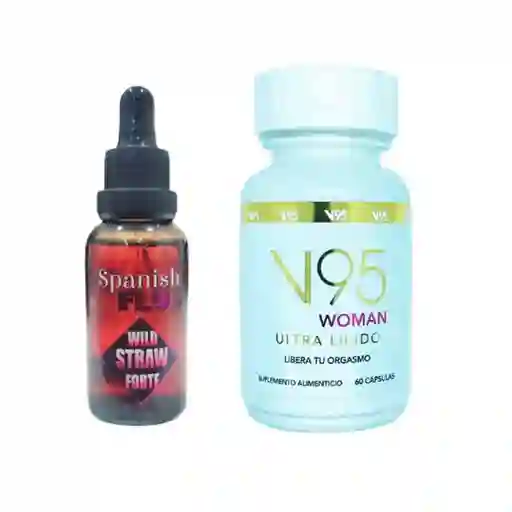 Spanish Fly + V95 Woman 60 Caps Viagra Femenino Más Libido