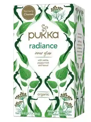 Radiance Infusión Tea Orgánico - Ex Cleanse Pukka 20 Bolsas