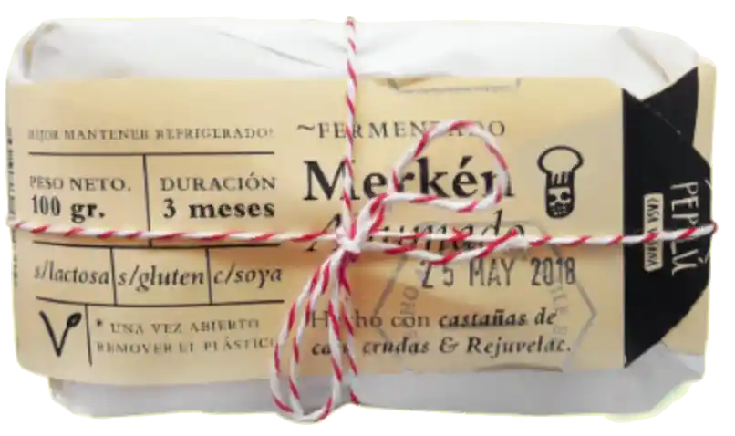 Queso Vegano Merken Ahumado Pepilu 200g