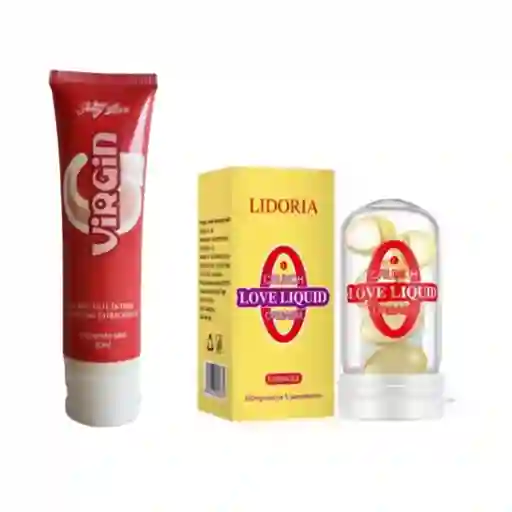 Love Liquid Orgasm + Virgin Lubricante Afrodisiaco Excitante