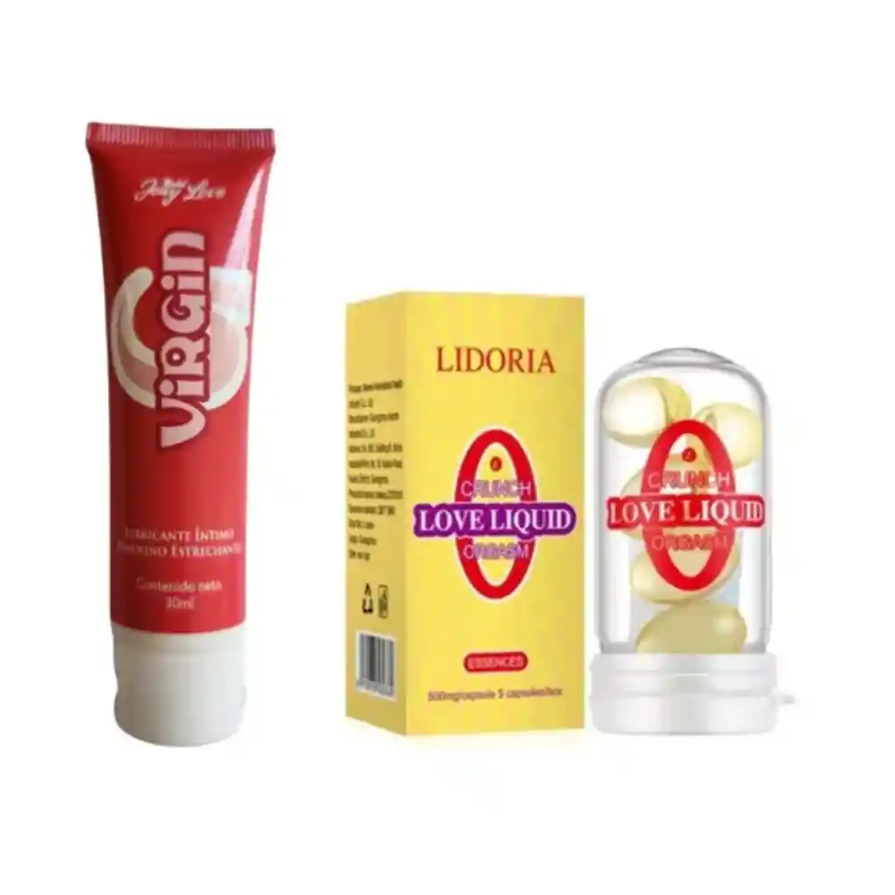 Love Liquid Orgasm + Virgin Lubricante Afrodisiaco Excitante