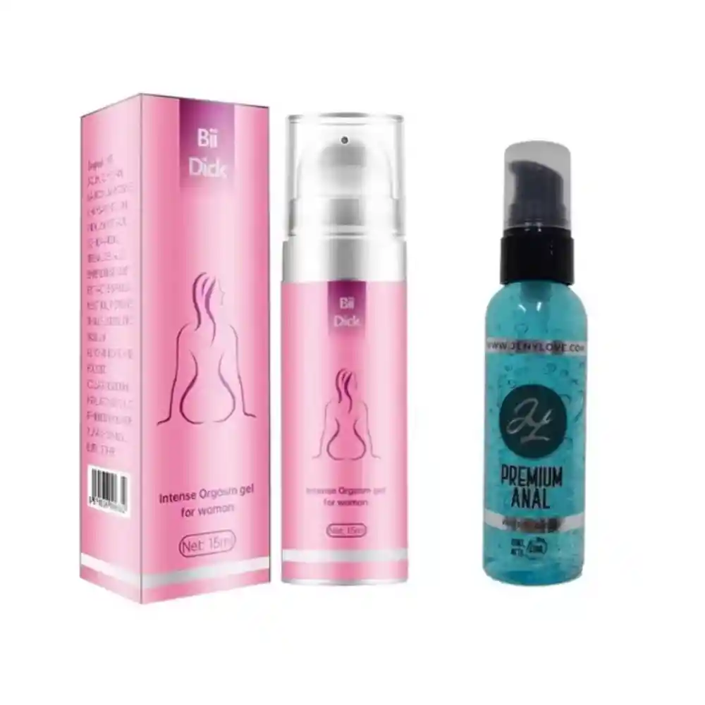 Lubricante Anal Con Anestesia + Intense Orgasm Gel Excitante