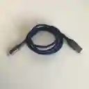 Cable Carga Rápida Celular 5.1 A Usb A Tipo C 1 Mt Luz Led Acordonado Telefono Smartphone Reforzado