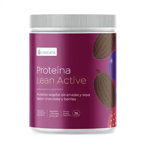 Proteína Lean Active Berries Choco Cascara Foods 300g