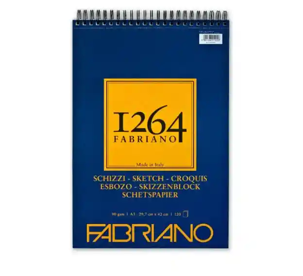 Croquera Fabriano 1264 Sketch 90g A3 120 Hojas Esp