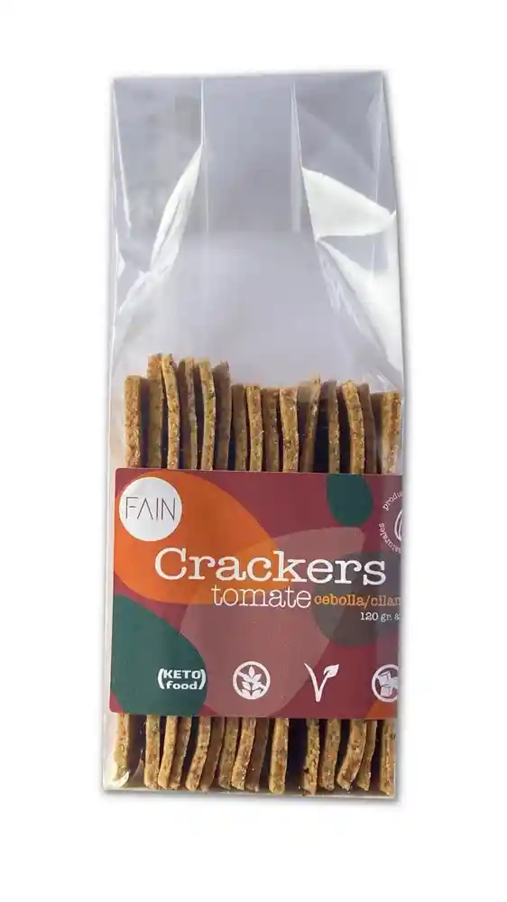 Cracker De Tomate Keto (sin Gluten, Vegano) Fain120g