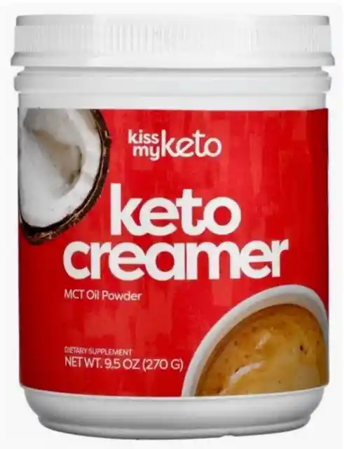 Keto Creamer Con Polvo De Mct Kiss My Keto 270gr - Crema Keto Para Cafe