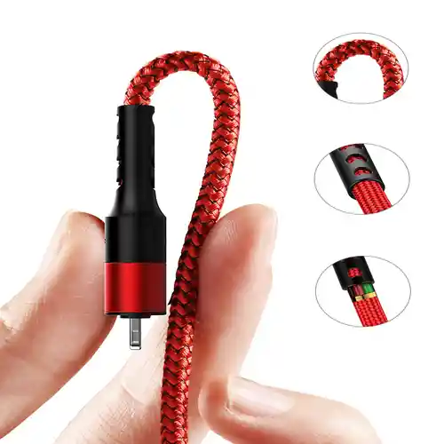 Cable Carga Rápida Celular 3 En 1 Android Samsung Para Iphone, Tipo C Telefono Smartphone