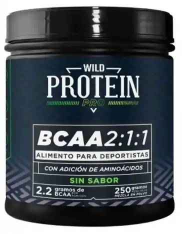 Bcaa En Polvo Sin Sabor 250g Wild Protein Pro