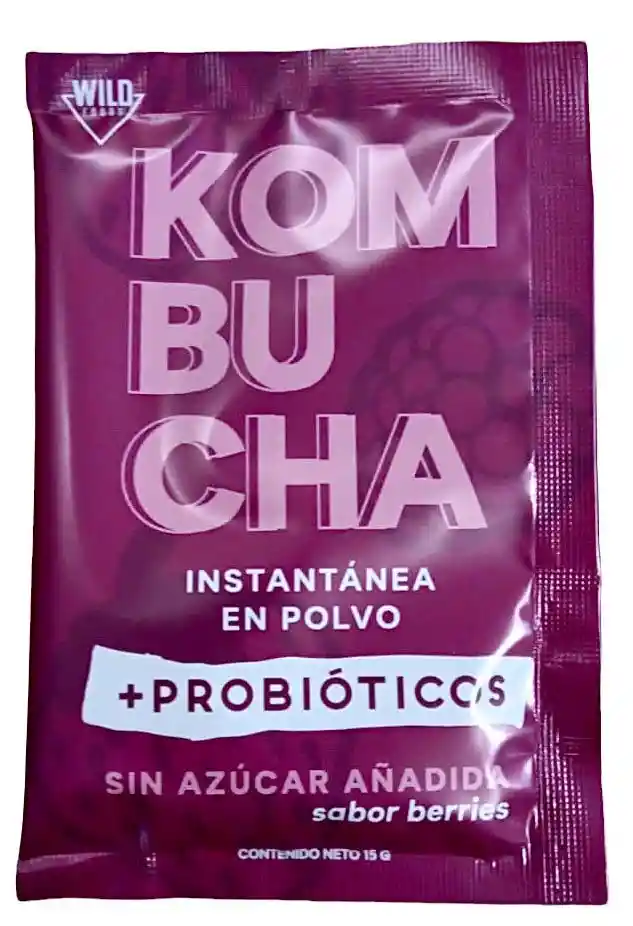 Kombucha Instantánea Mix De Berries Wild Health