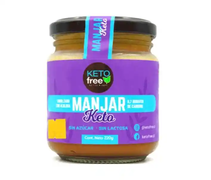 Manjar Keto Sin Lactosa (sin Azúcar O Gluten) Keto Free 220g