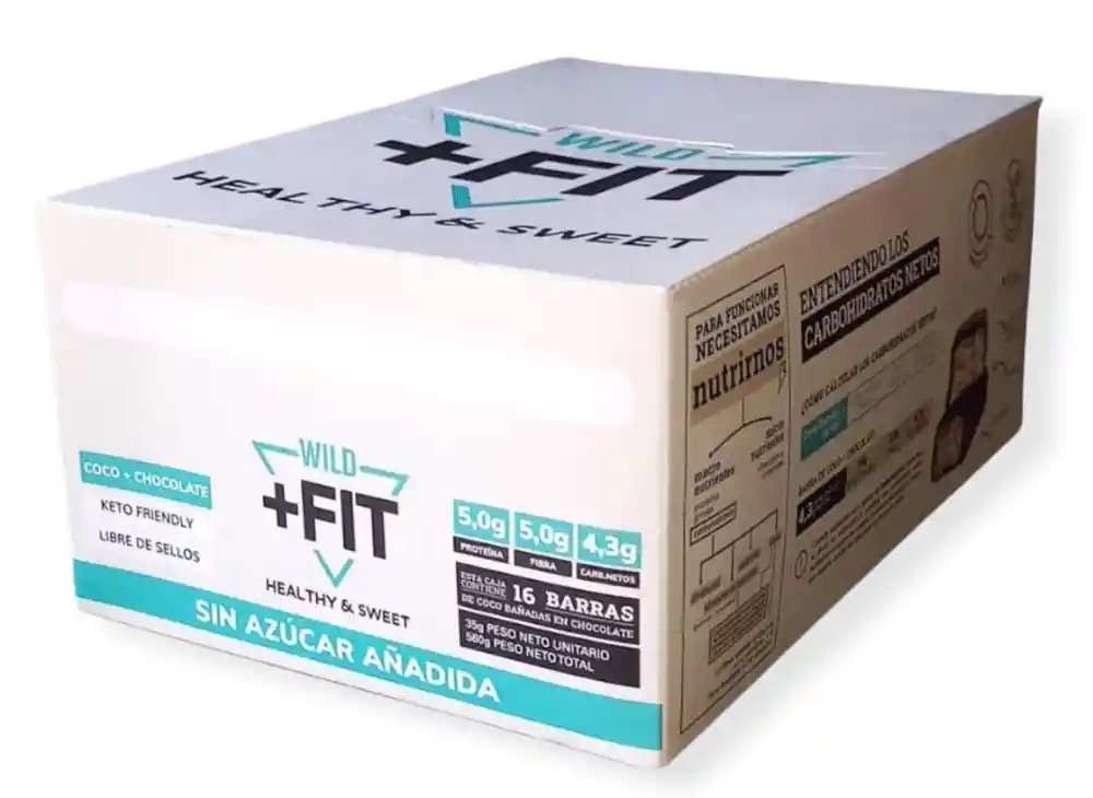 Wild Fit Coco Chocolate 16 Unidades Caja 16 Unid.