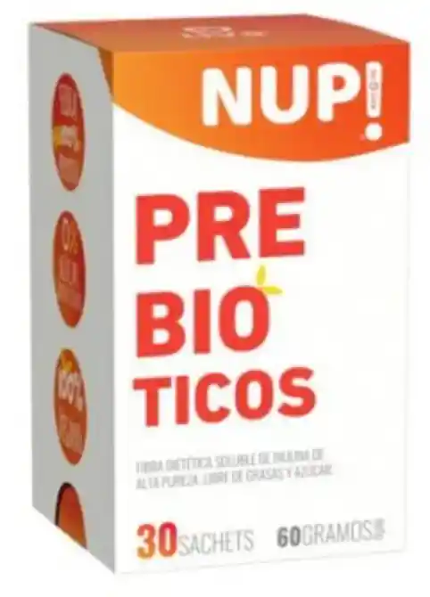 Prebióticos Nup - 30 Sachets (sin Gluten, Vegano) Nup!