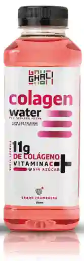 Colagen Water Sabor Frambuesa 500ml (sin Azúcar) - 11 Grs De Colágeno Ghali
