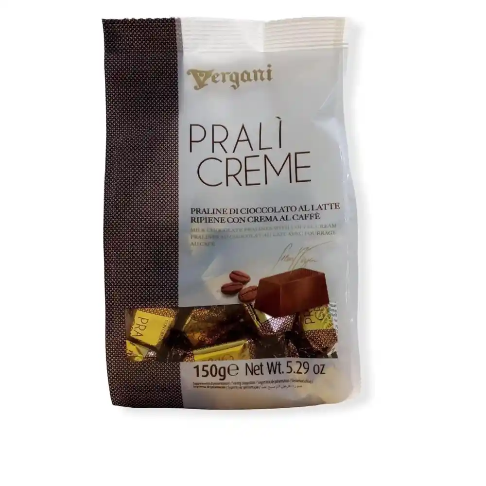 Bombones Premium De Leche Relleno De Cafe - Prali Creme Vergani 150g