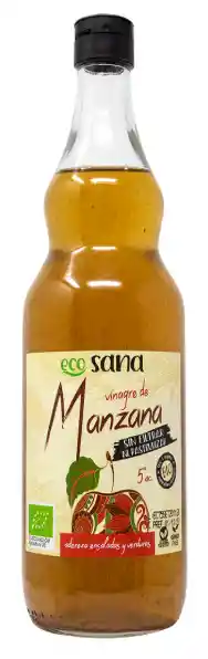 Vinagre De Manzana Sin Filtrar (orgánico) Ecosana 750gr